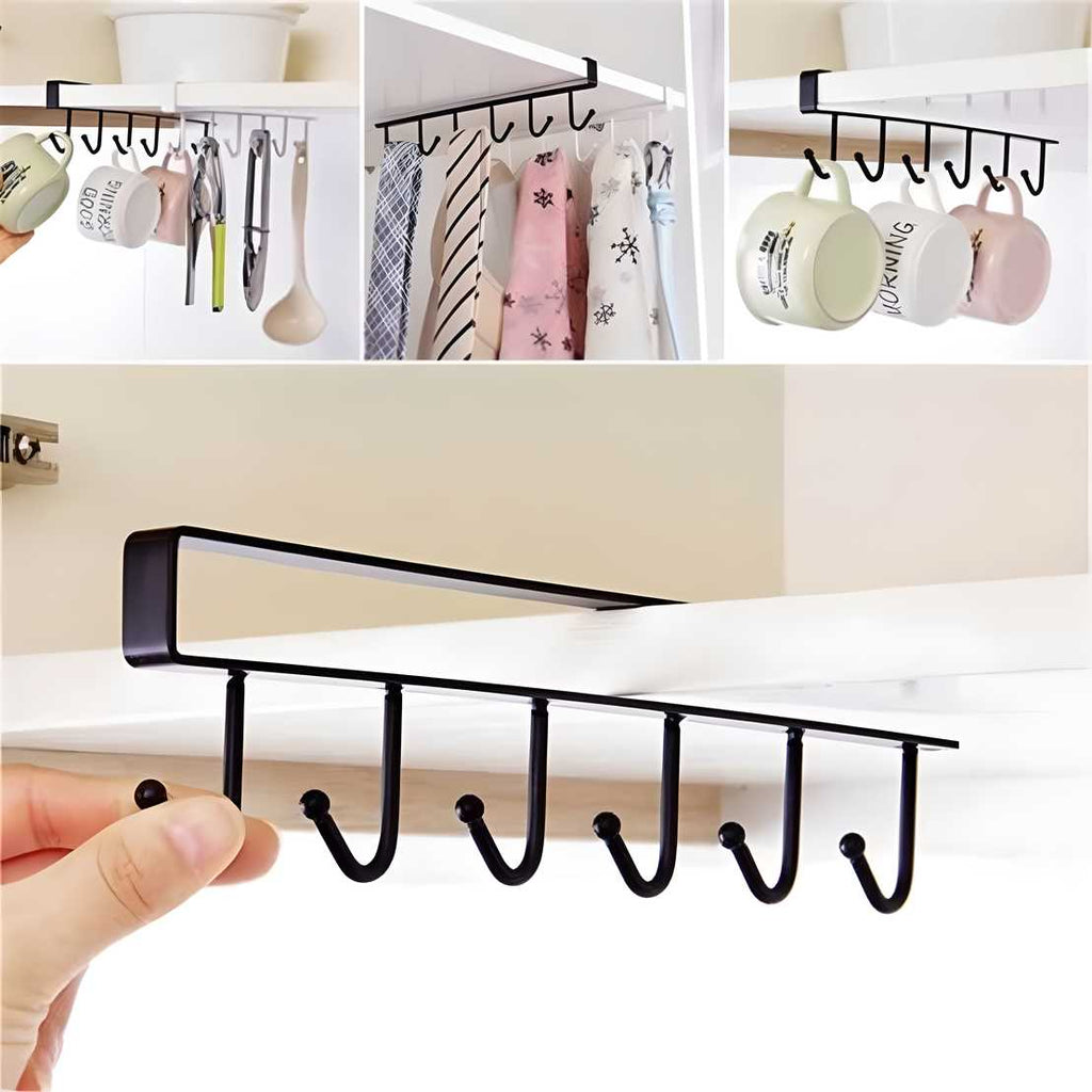 Mug Cups Wine Glasses Storage Hooks Kitchen - Manvesha Trends