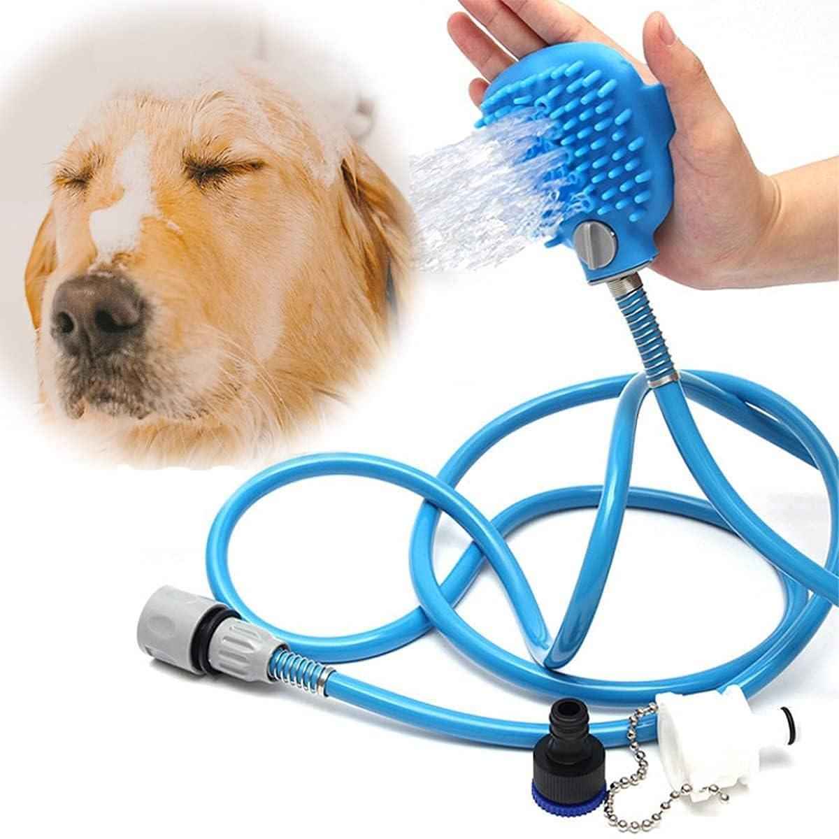 Pet Bathing Tool - Cleaning Washing Massager Scrubber Brush for Dog
