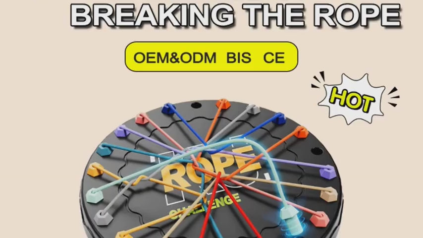 Screen-Free Logic Rope Challenge – Educational Strategy Board Game for Kids IQ Building